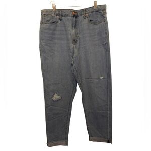 Universal Thread Boyfriend Tapered Leg Jeans Womens 12/31R Blue Denim Cotton